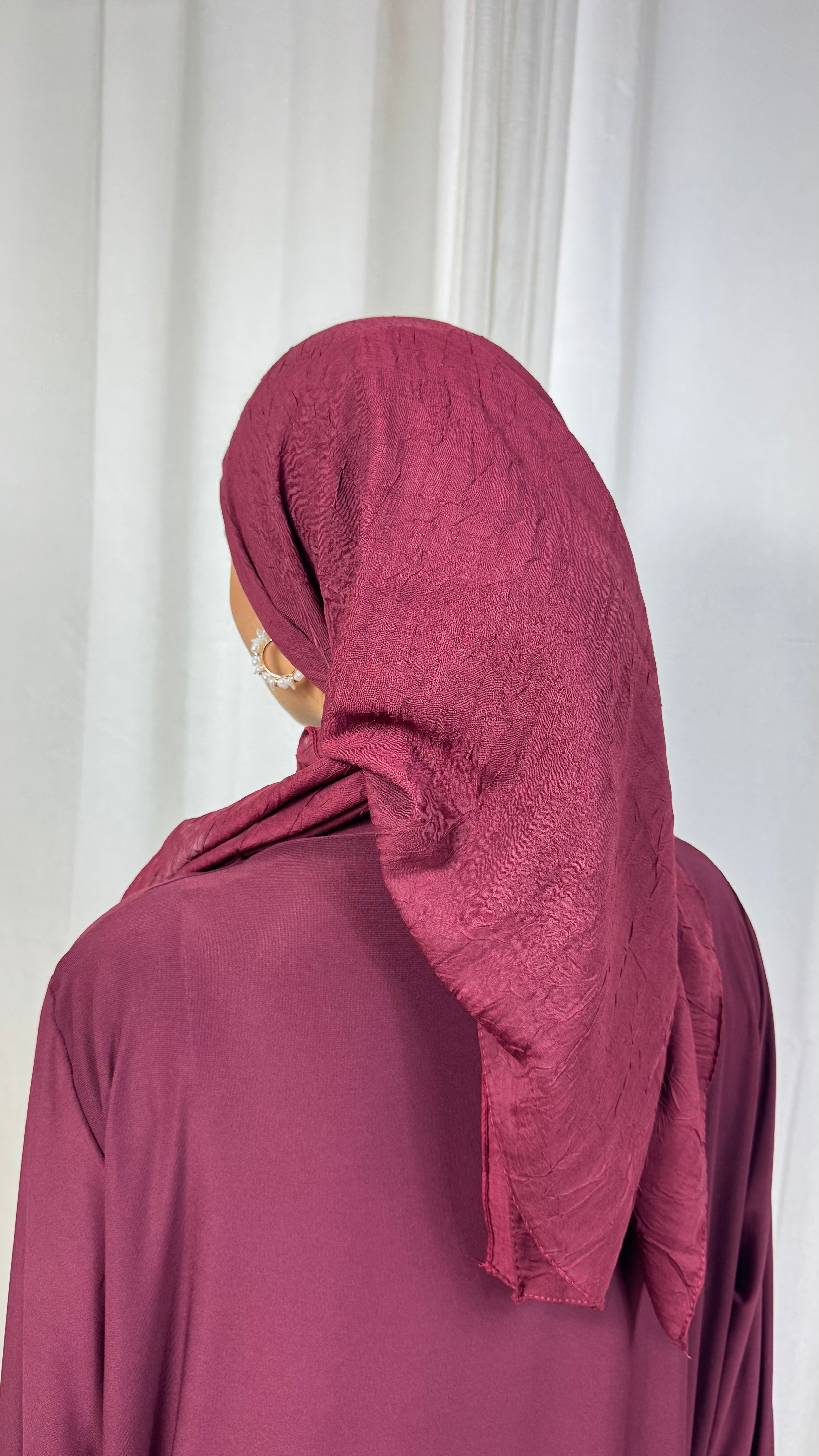 CARRÉ COTON BAMBOO - BORDEAUX