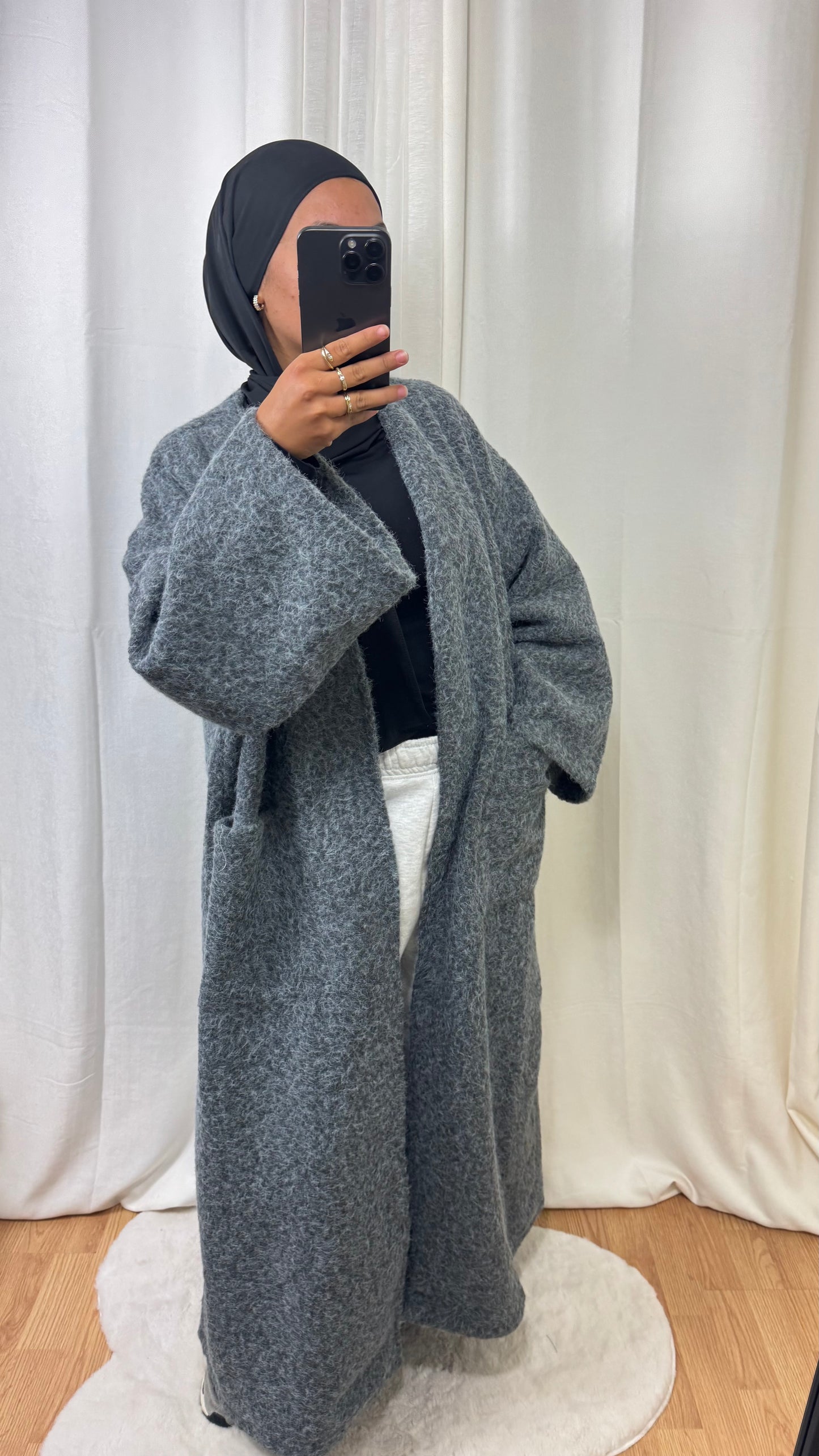 MANTEAU ANNAËL - GRIS
