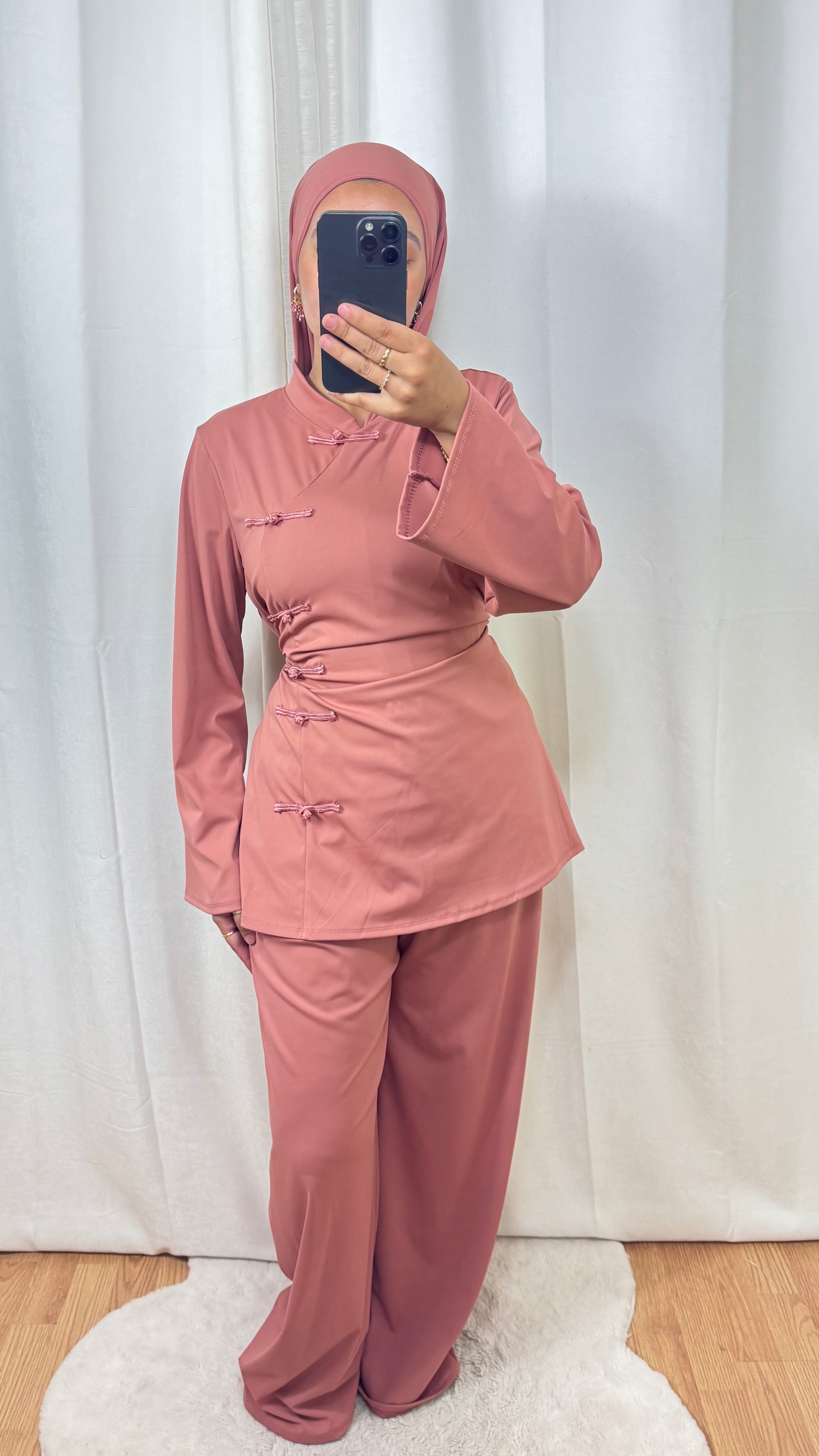 BURKINI SAKURA CINTRÉ - TERRACOTA