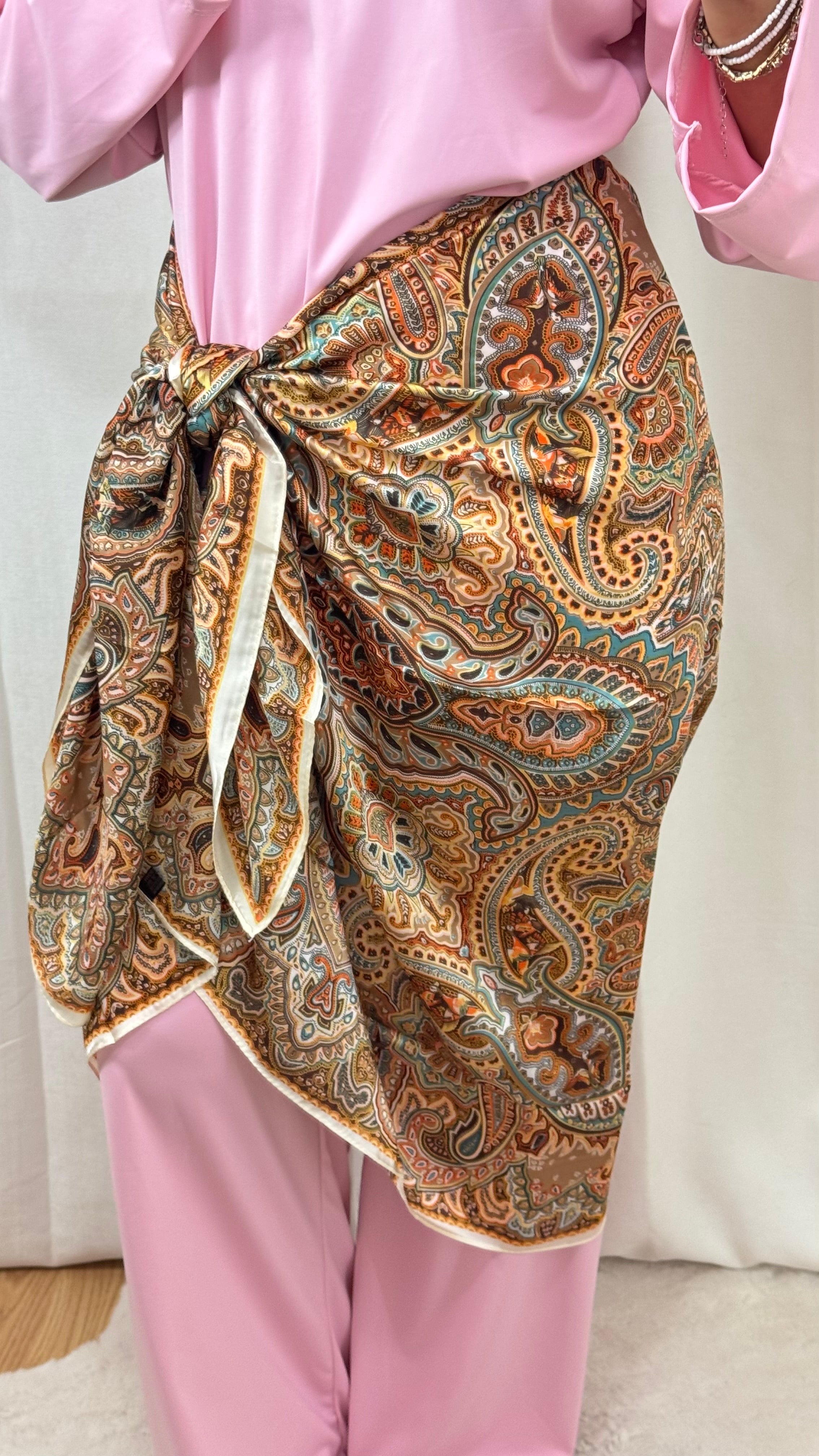 HIJAB RECTANGLE SATINÉ - ÉTÉ