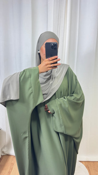 ABAYA SAOUDIENNE ELEGANCE - KAKI