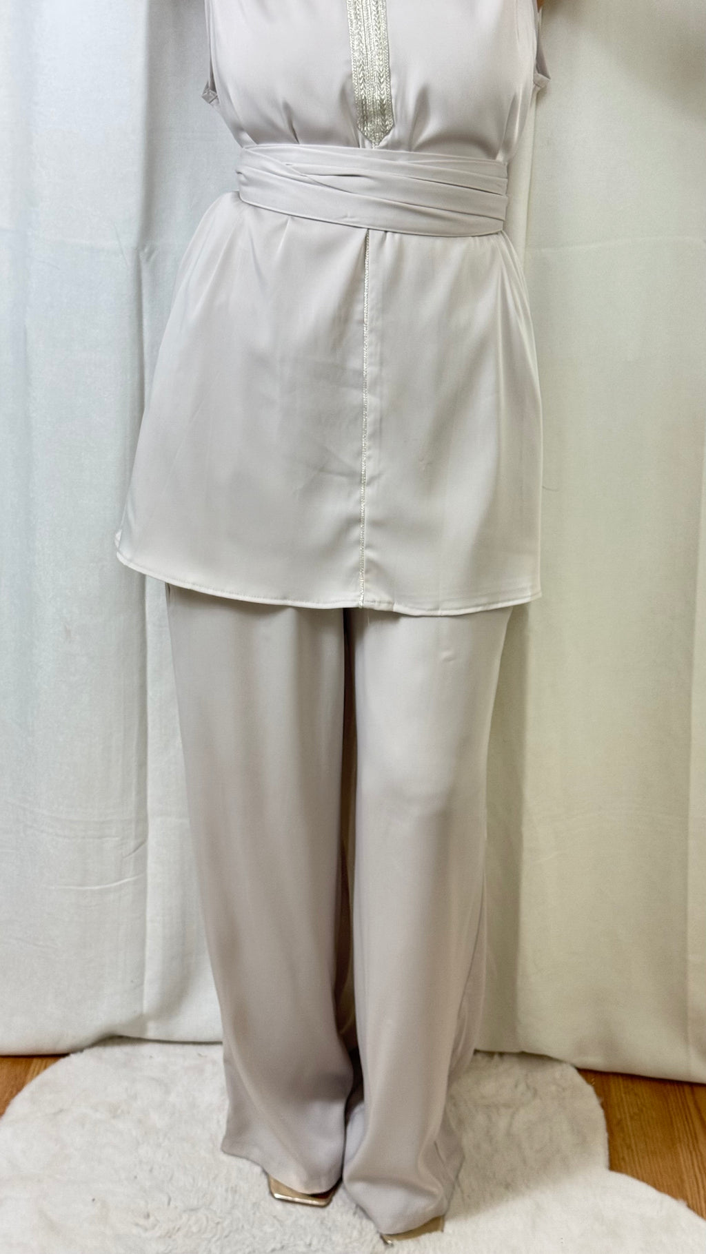 ENSEMBLE MALAK 4 PIÈCES - BEIGE