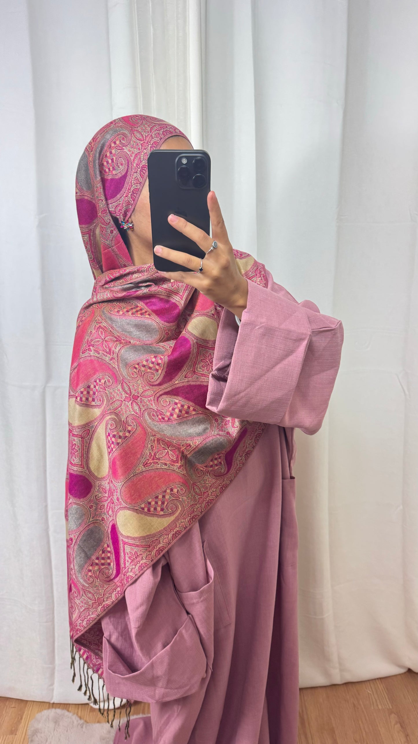 PASHMINA - ZYNAYA - ROSE BEIGE