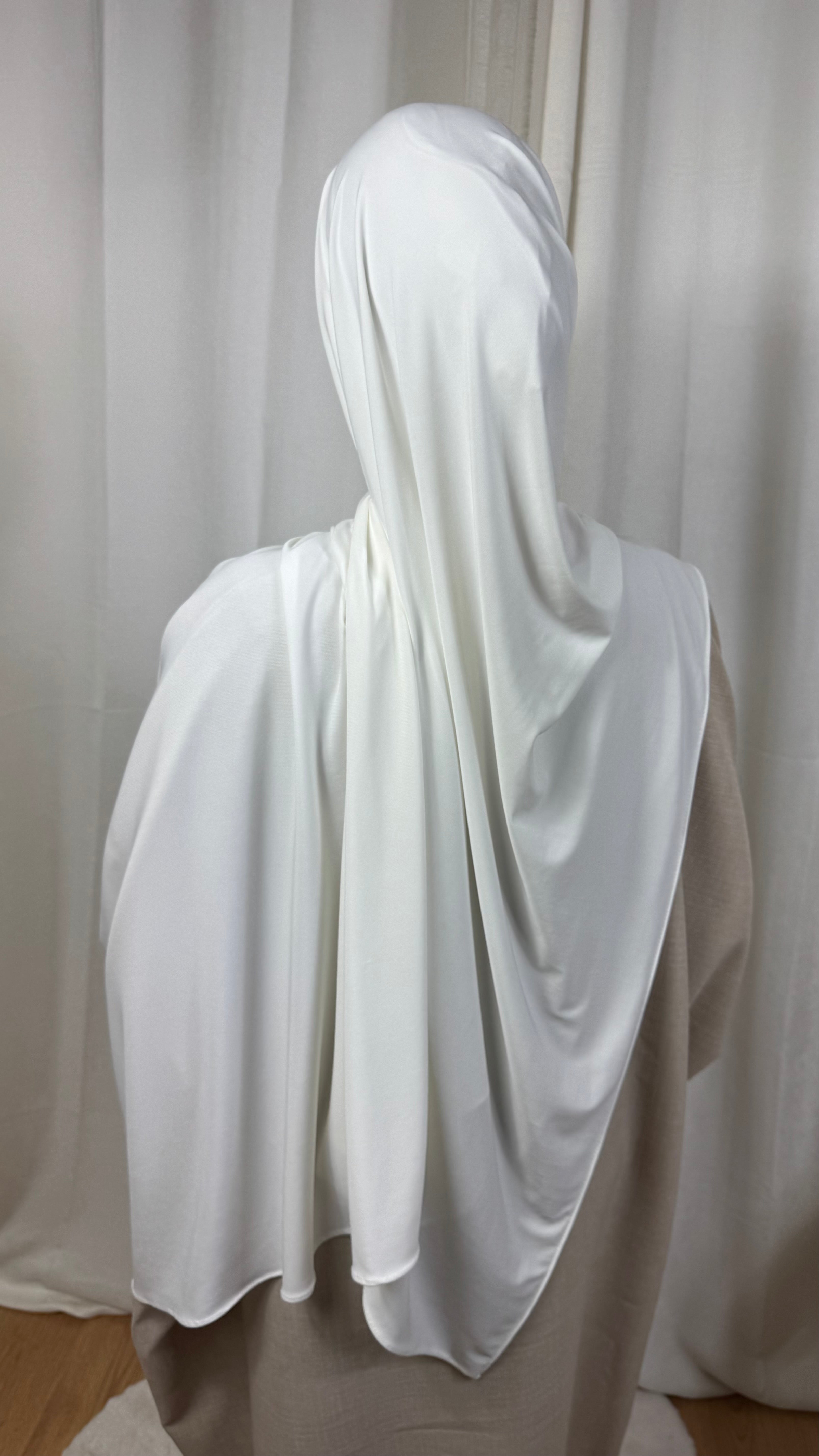 HIJAB JERSEY PREMIUM - CRÈME