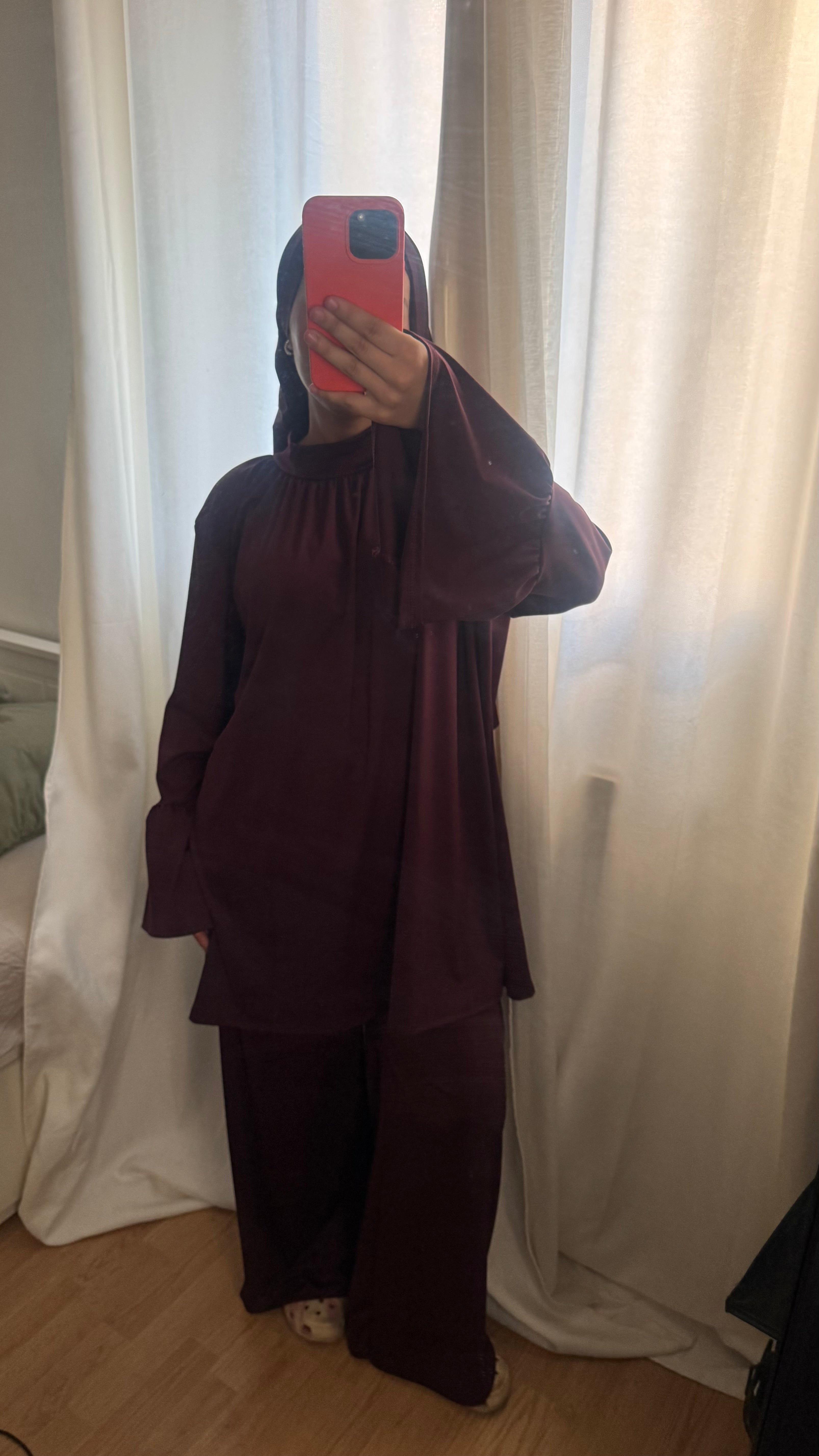 BURKINI + HIJAB - AUBERGINES