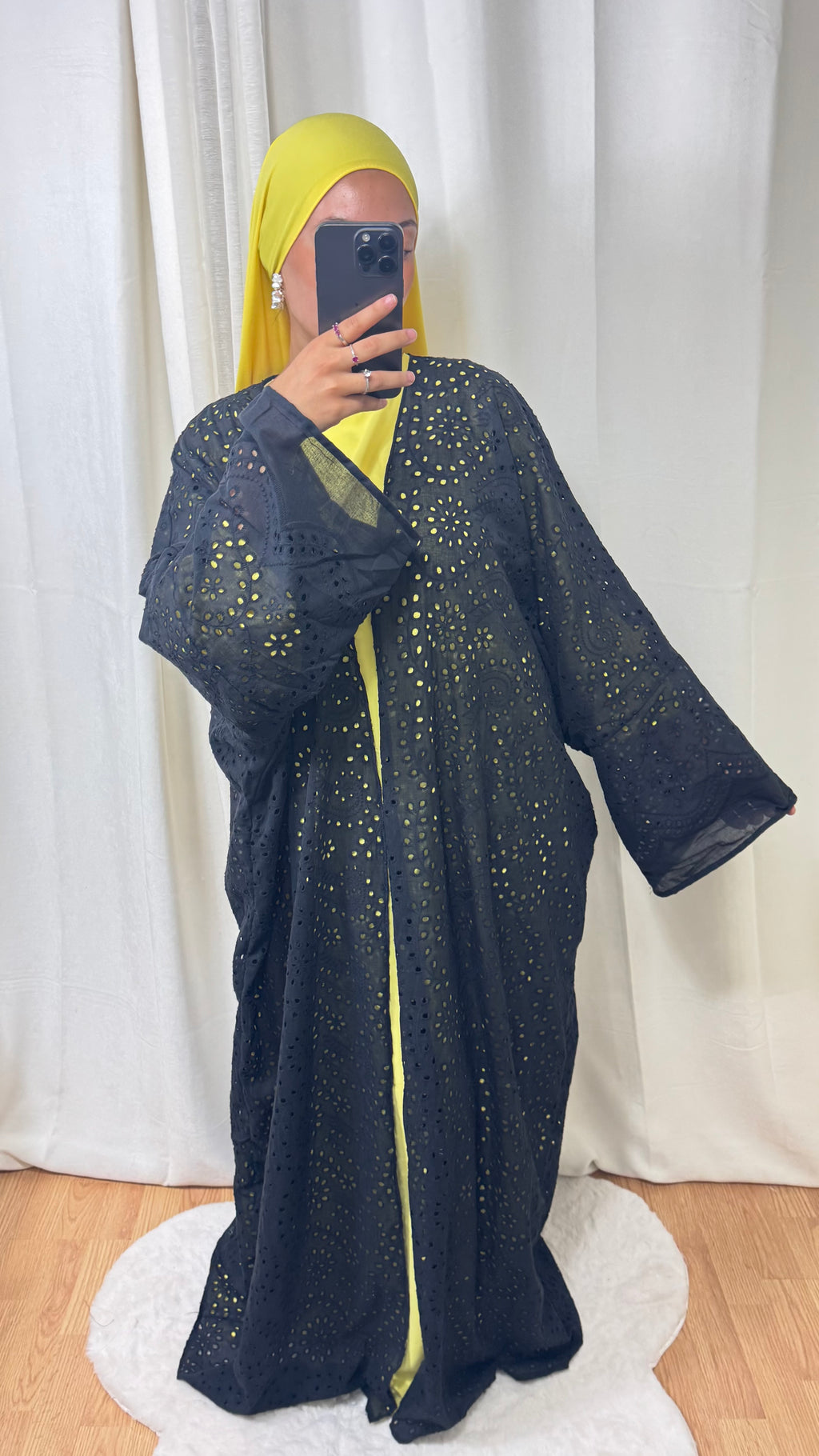 KIMONO CRÉATION ZAHRA - NOIR