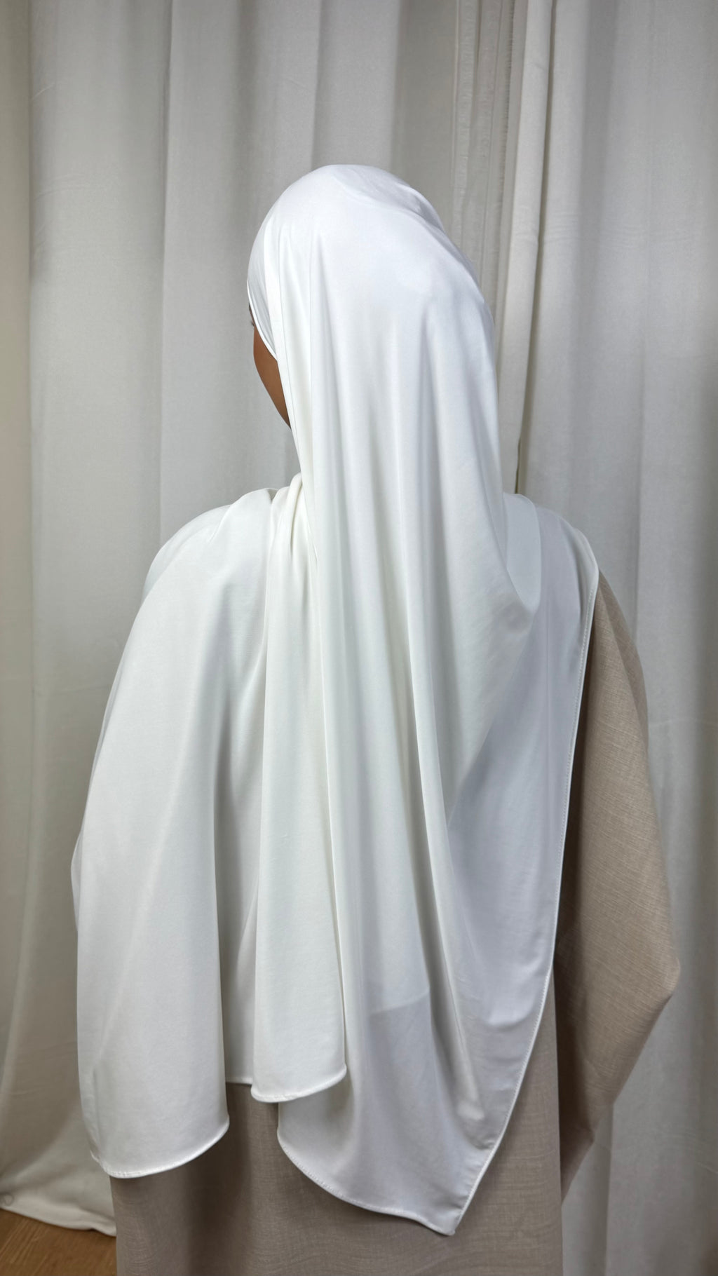 HIJAB JERSEY PREMIUM - CRÈME