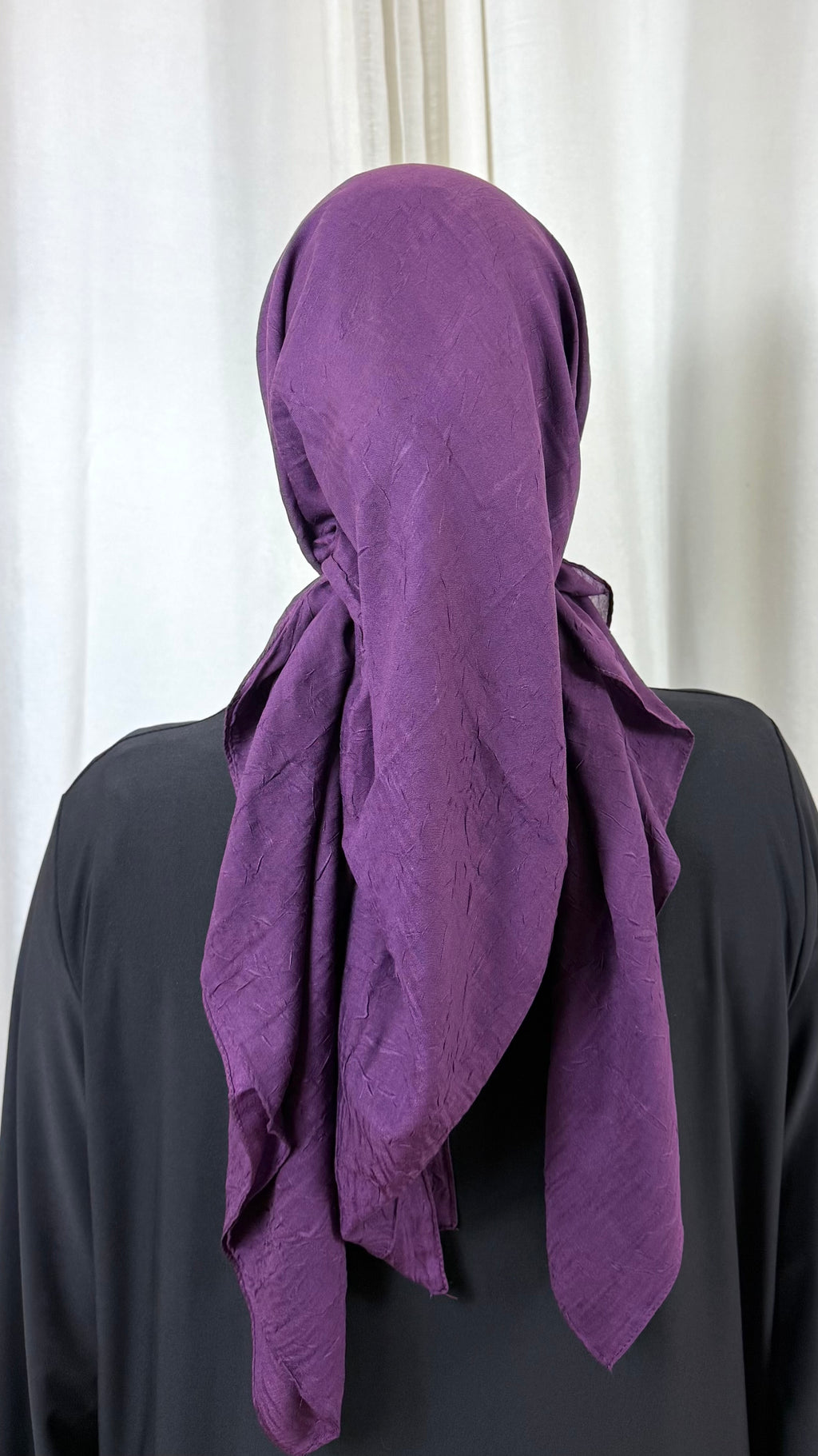 CARRÉ COTON BAMBOO - VIOLET