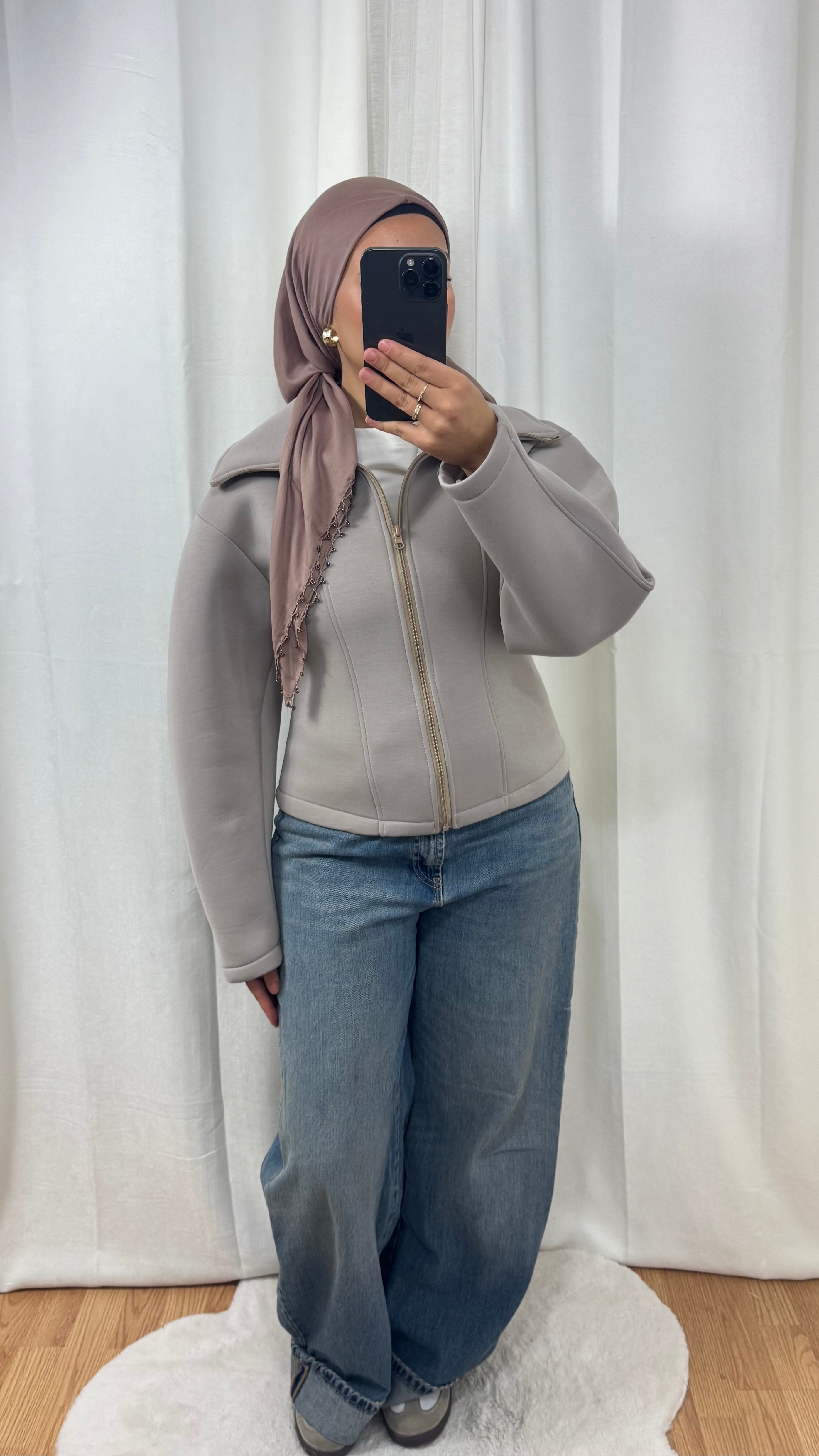 CARDIGAN - TAUPE