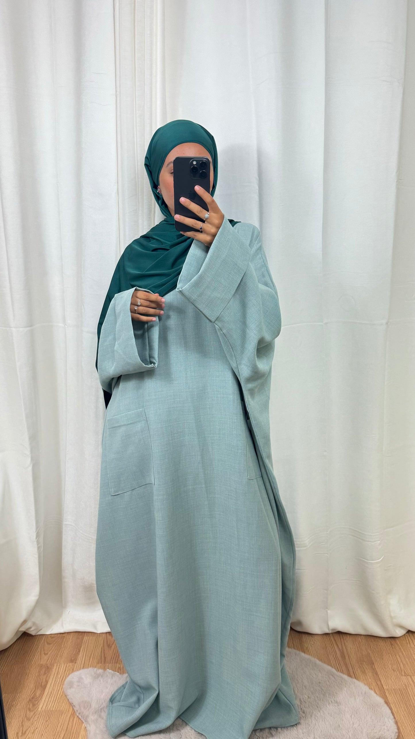 ABAYA AMBRE - VERT D’EAU