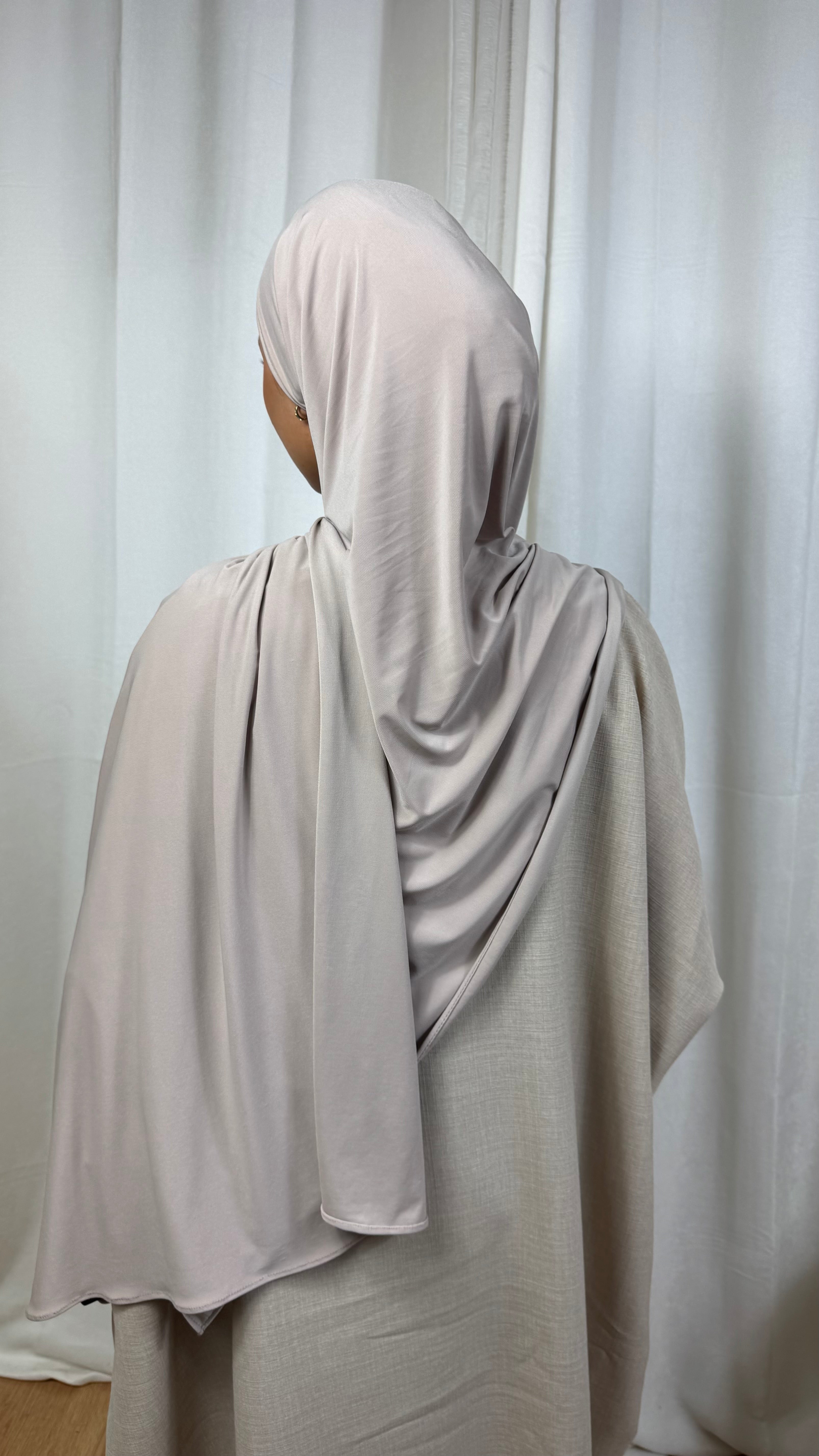 HIJAB JERSEY PREMIUM - BEIGE FONCÉ