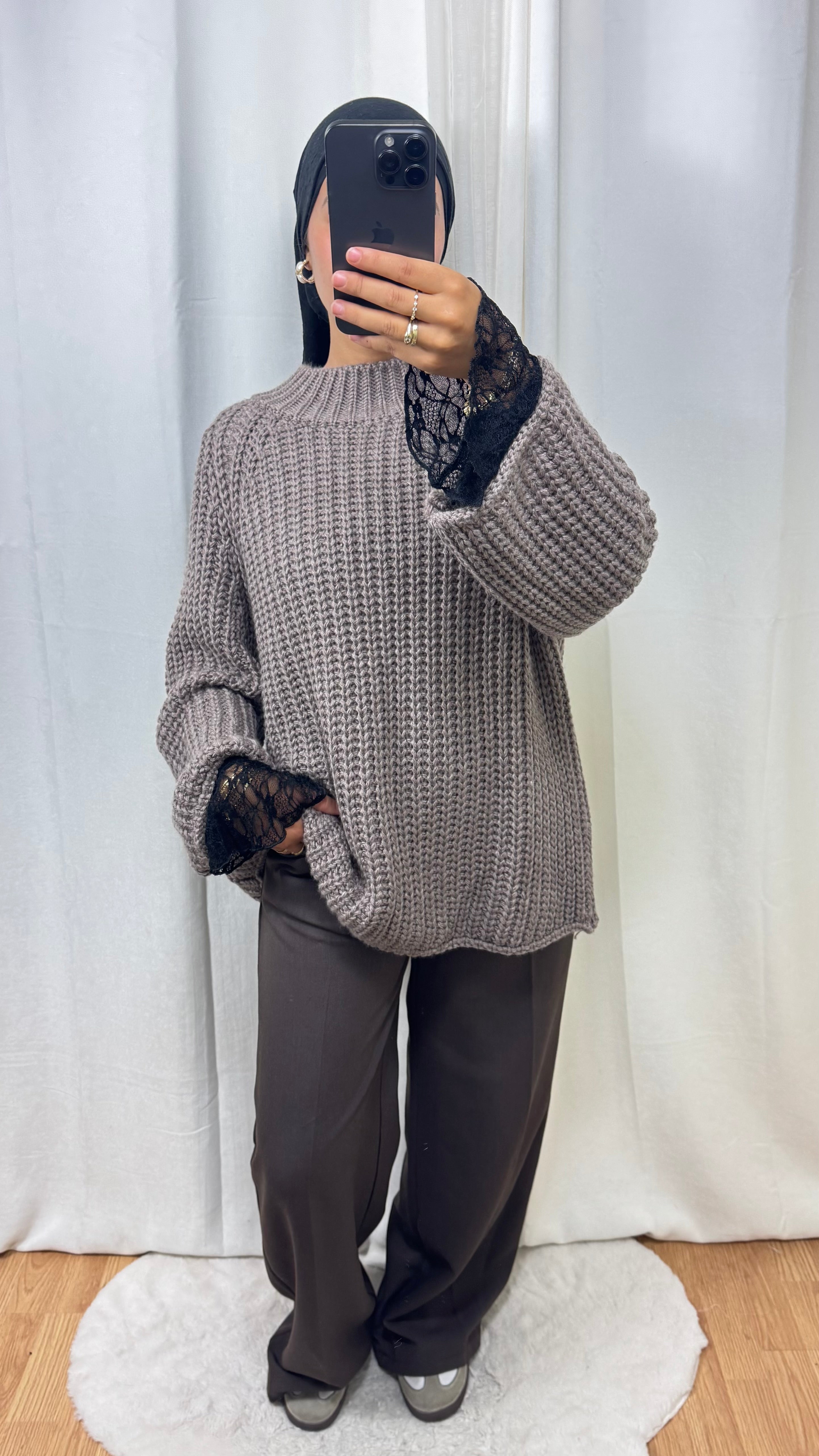 PULL LAYA - TAUPE