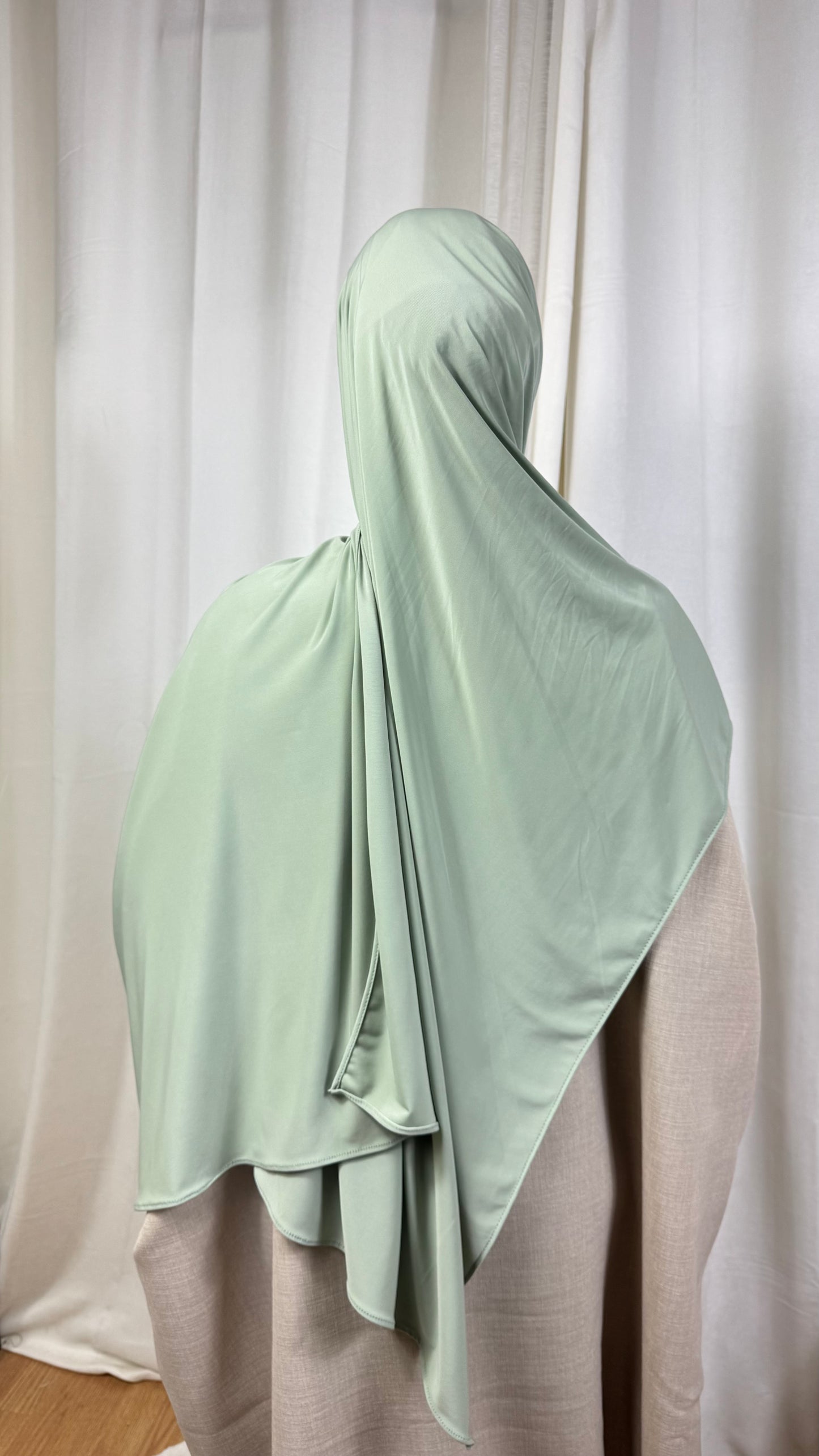 HIJAB JERSEY PREMIUM - VERT D’EAU