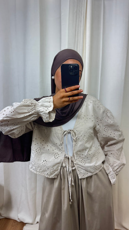 HAUT ÉLINE - TAUPE BEIGE
