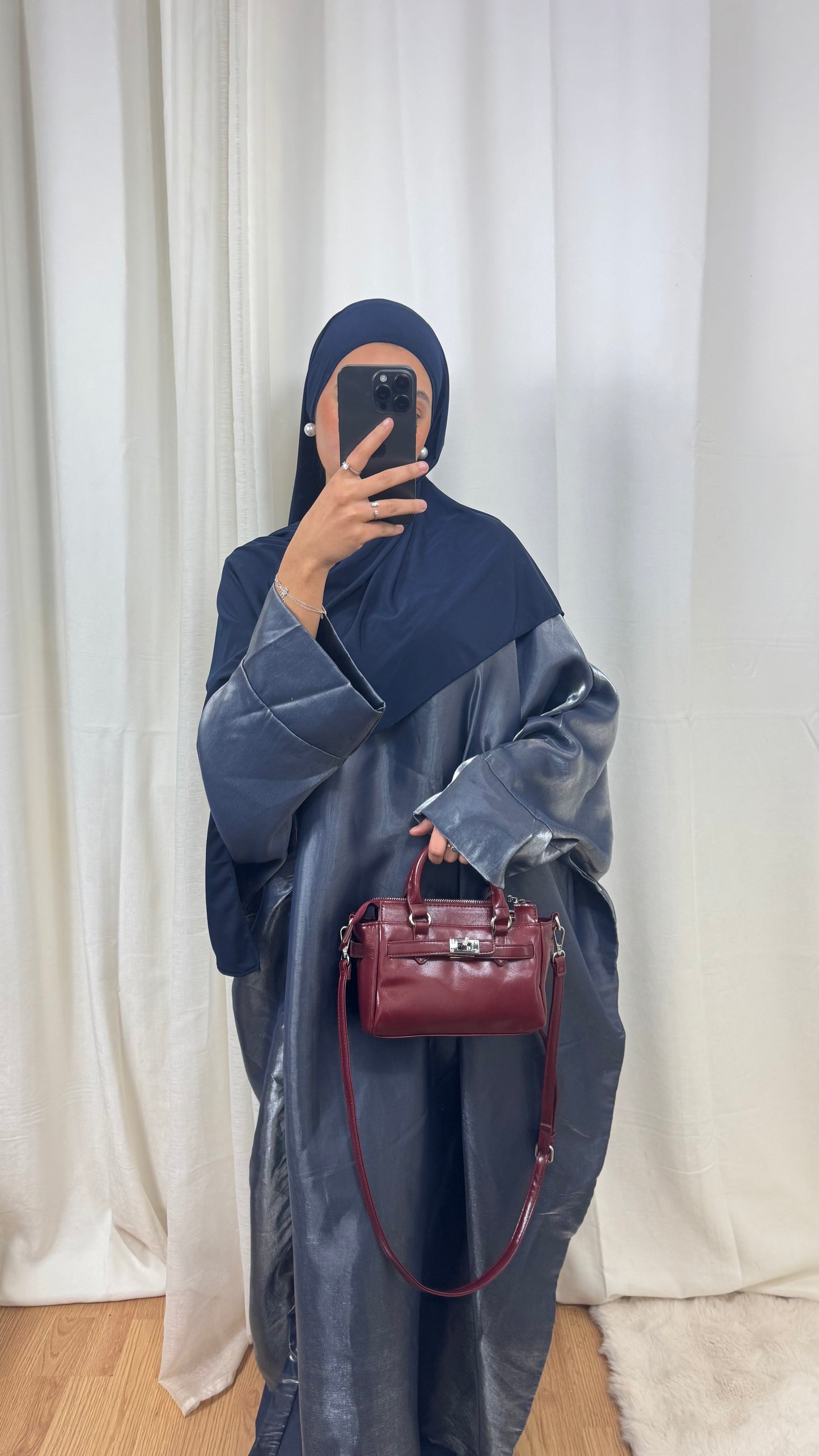 ABAYA KHALEEDJI - BLEU MARINE