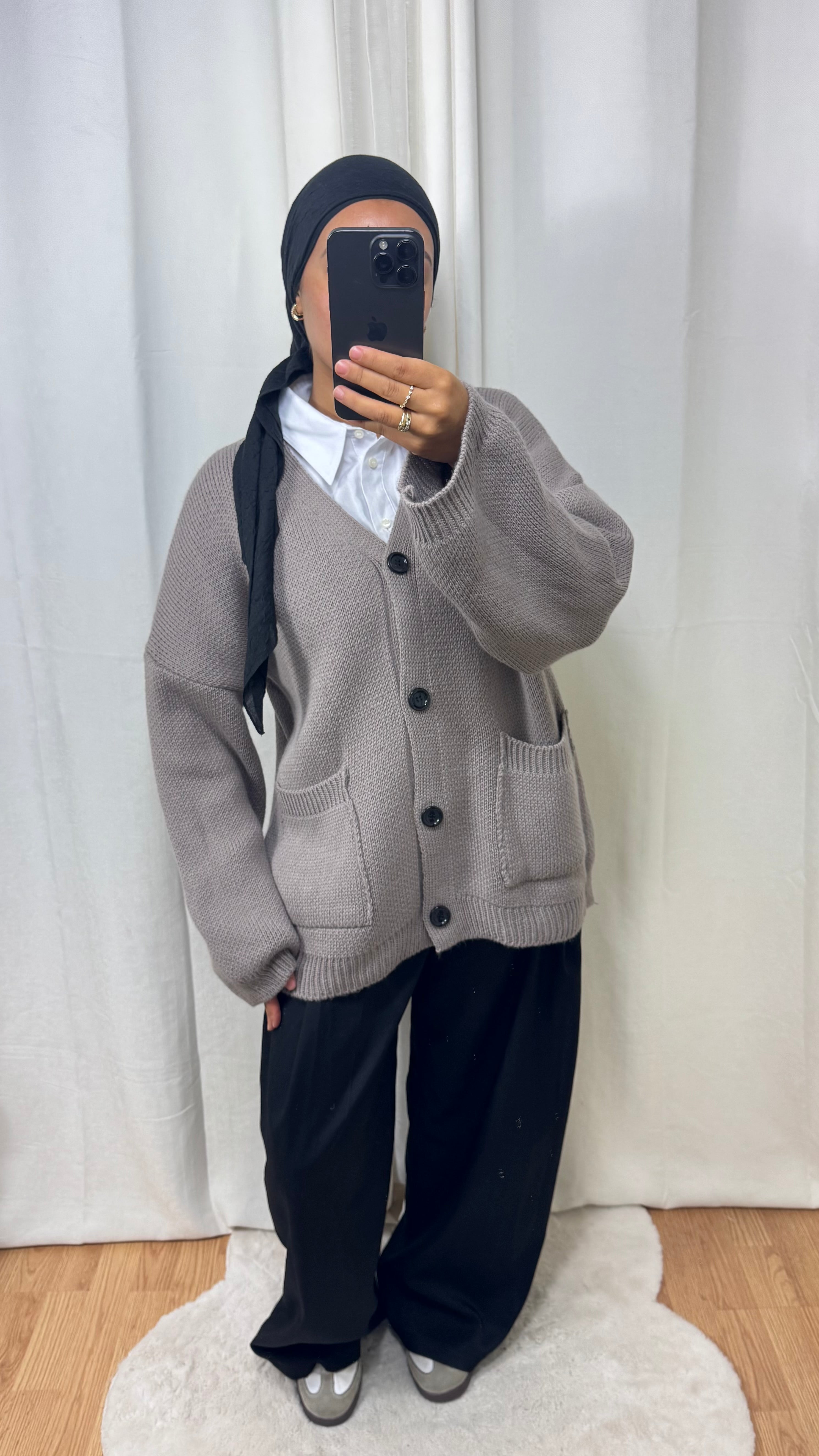 CARDIGAN TANINA - TAUPE