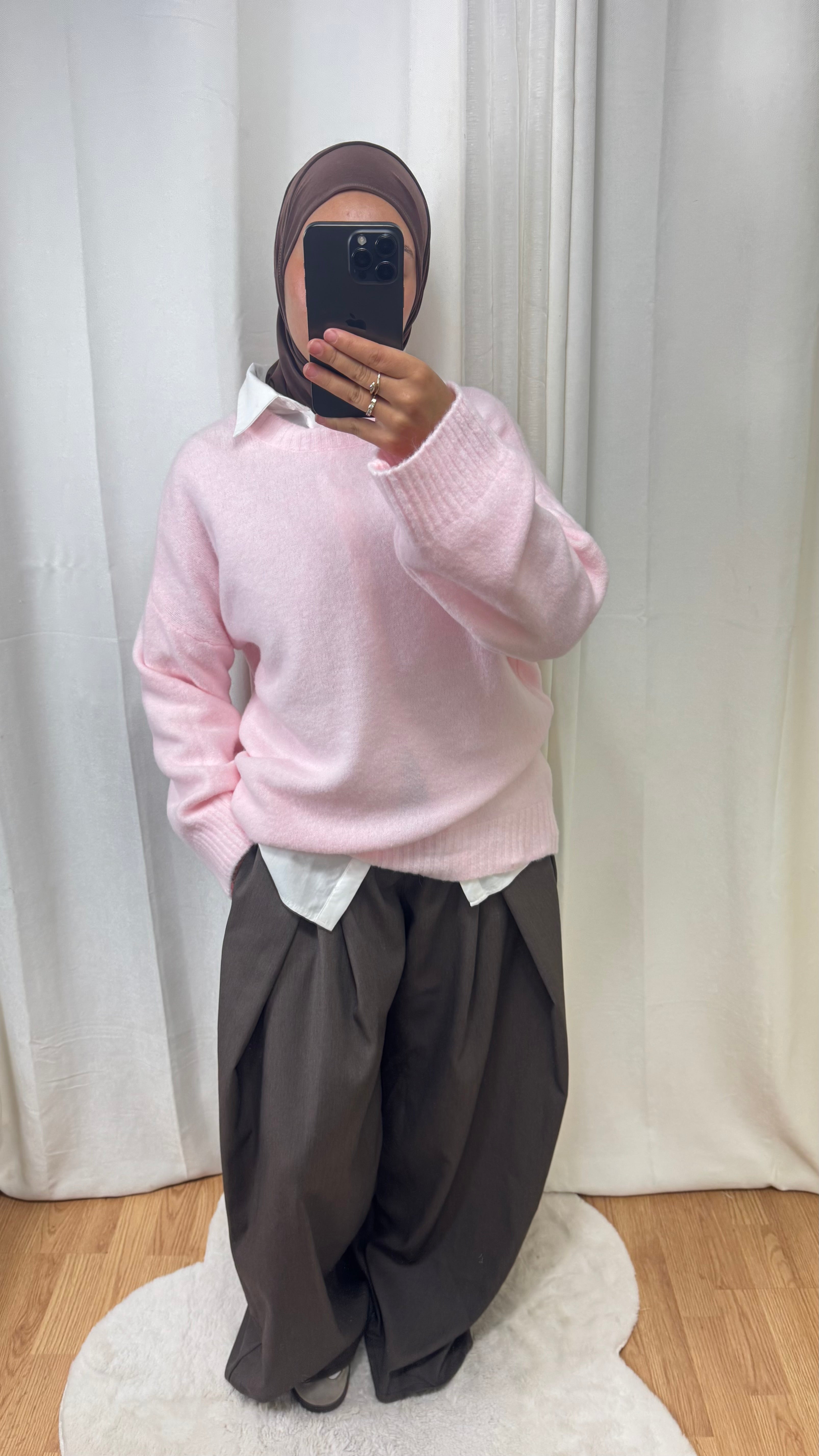 PULL CACHEMIRE - ROSE