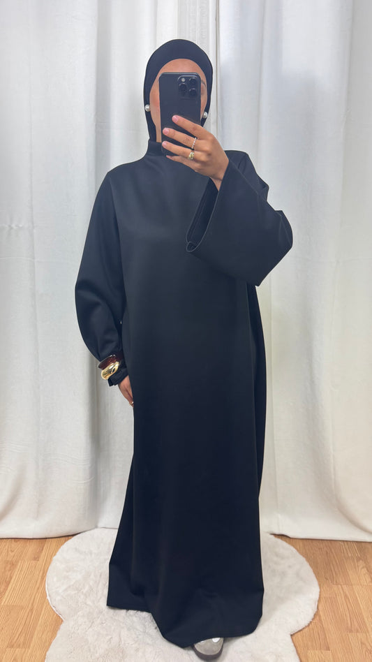 ABAYA HIVER - NOIR