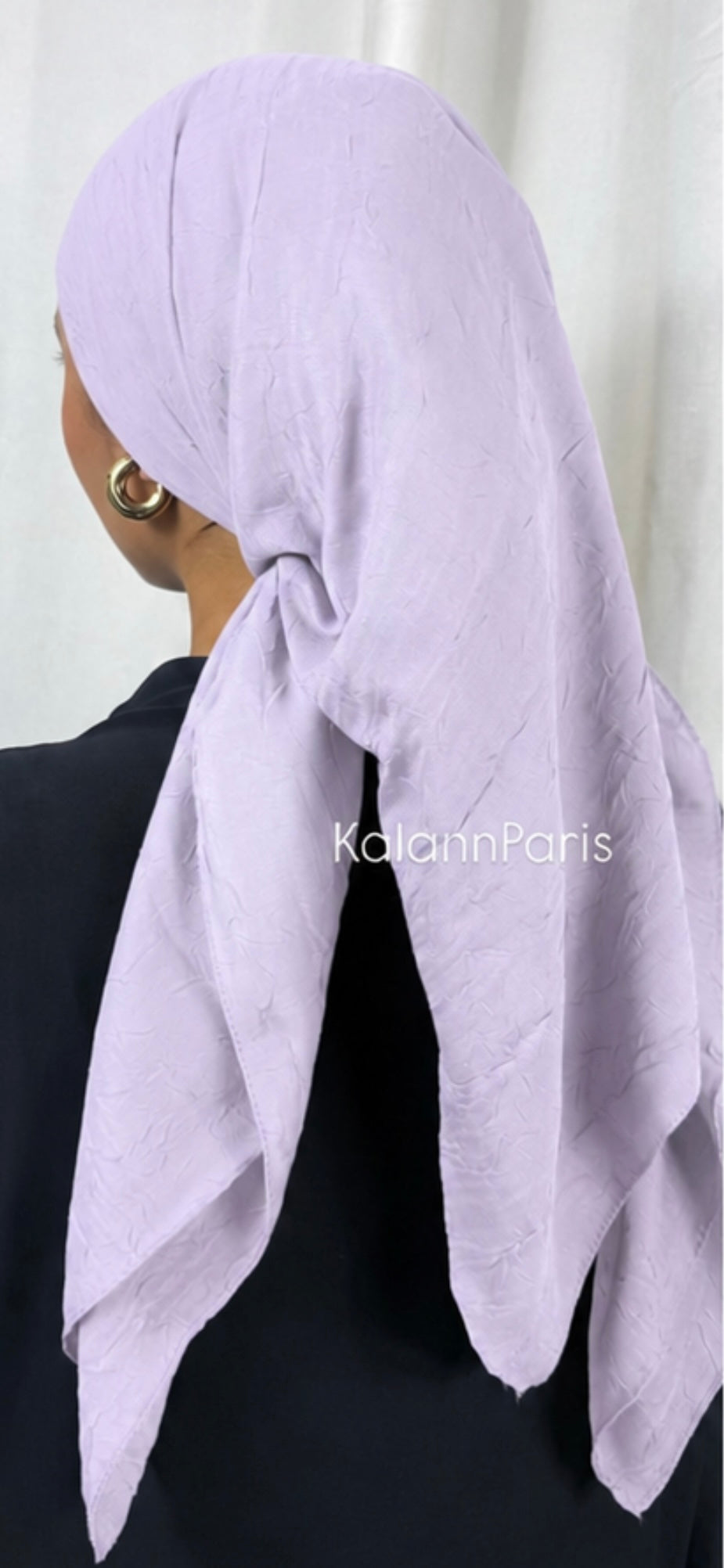 CARRÉ COTON BAMBOO - MAUVE