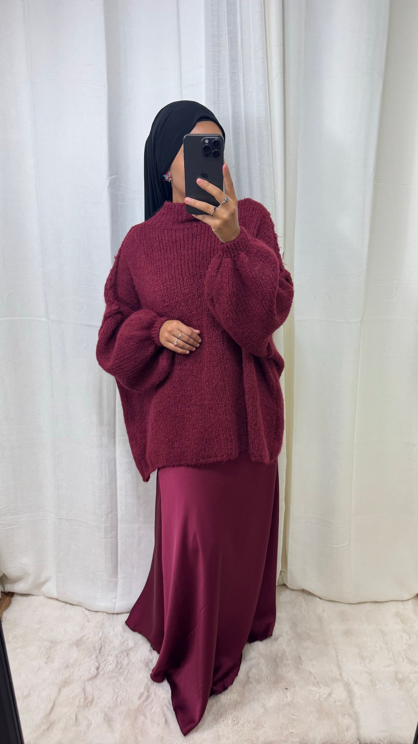 PULL LOLA - BORDEAUX