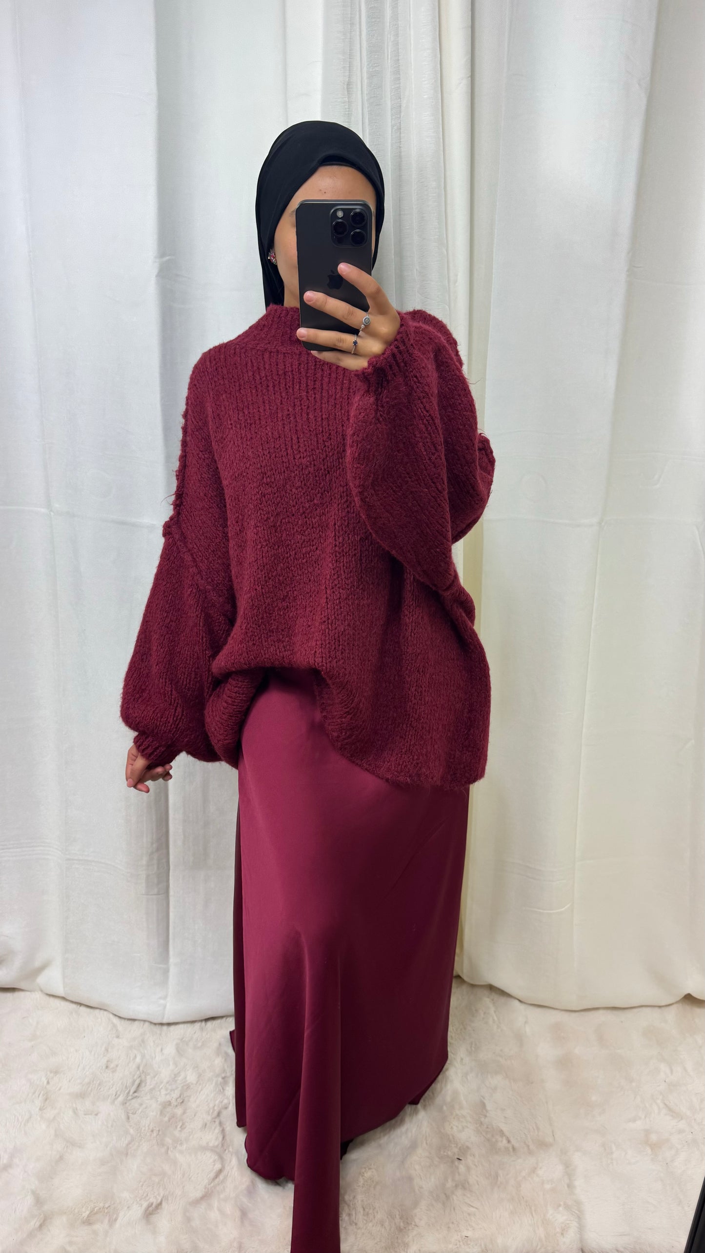 PULL LOLA - BORDEAUX