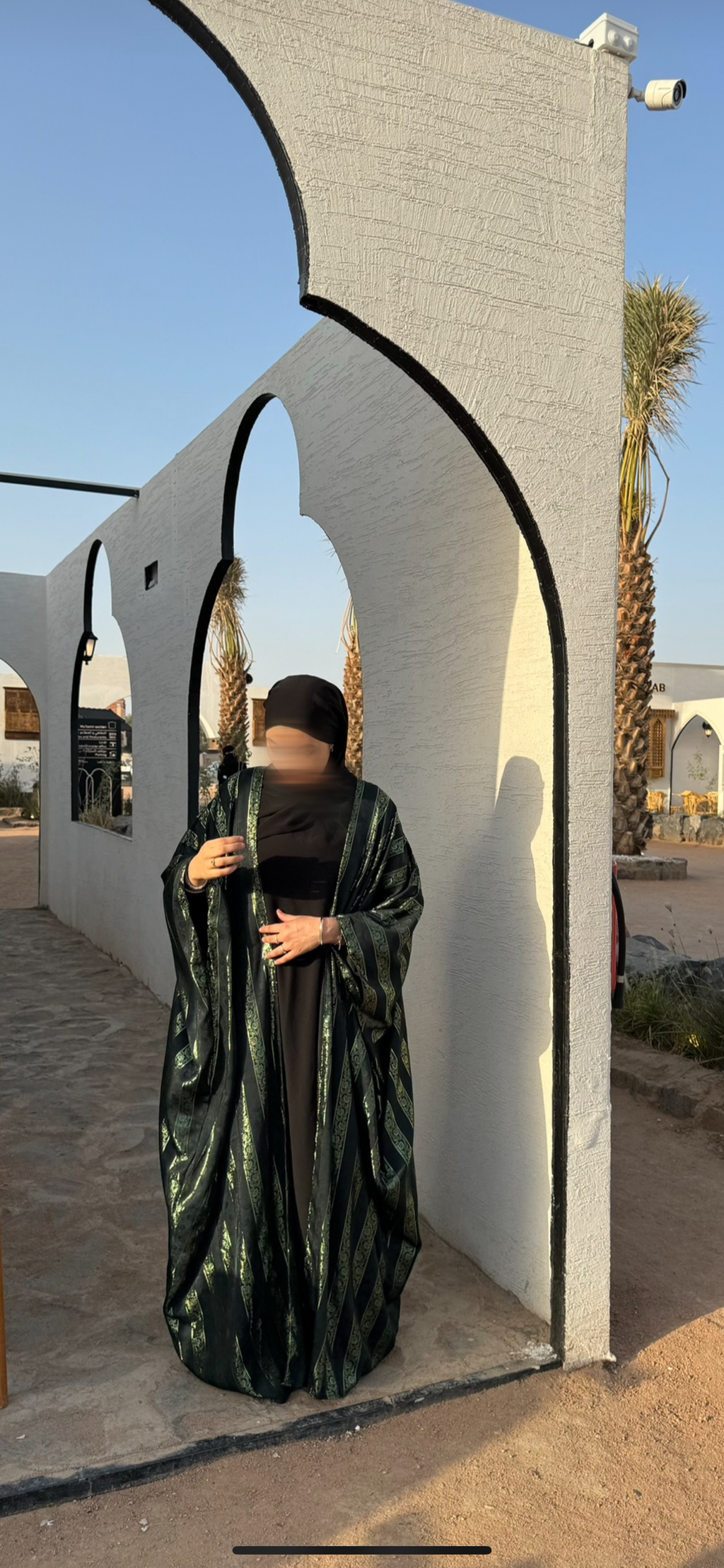 ENSEMBLE KIMONO+ABAYA JOHARA - VERT