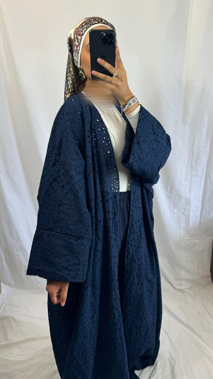 KIMONO CRÉATION ZAHRA - BLEU MARINE