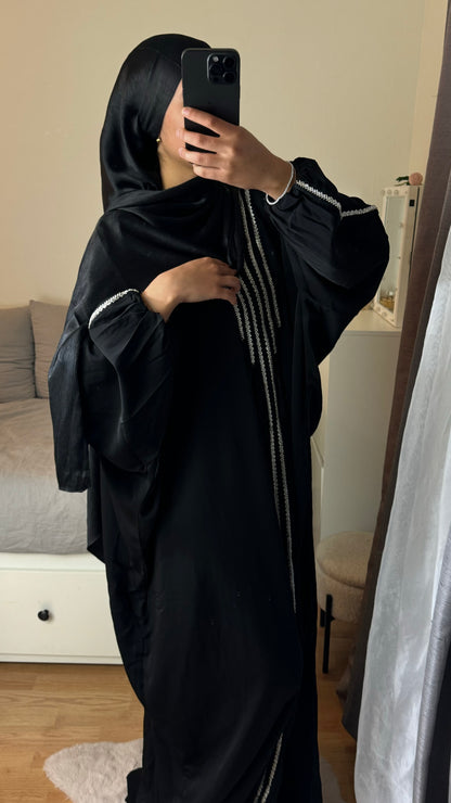 ABAYA PERLÉ - NOIR