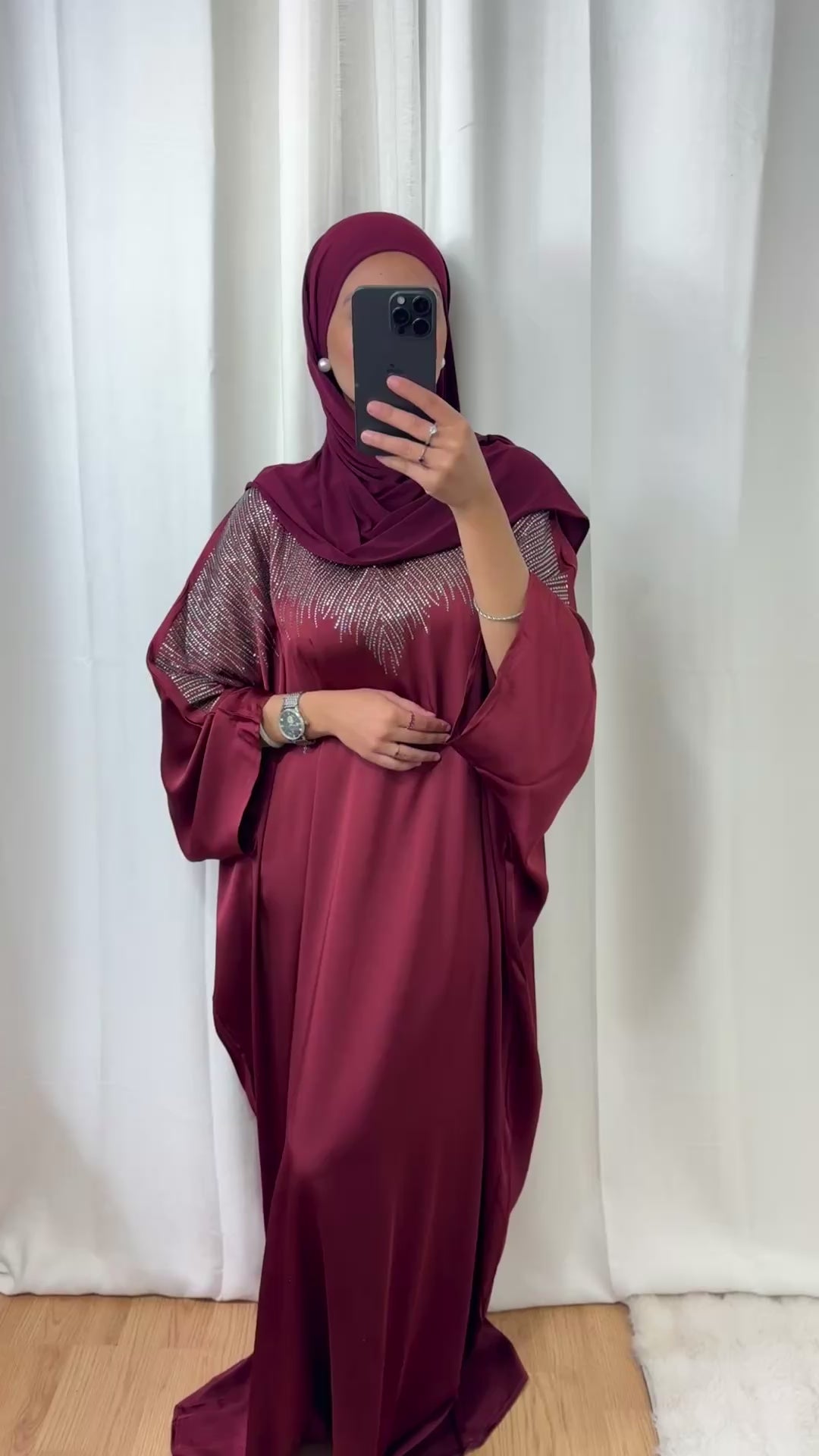 ABAYA PERLA - BORDEAUX