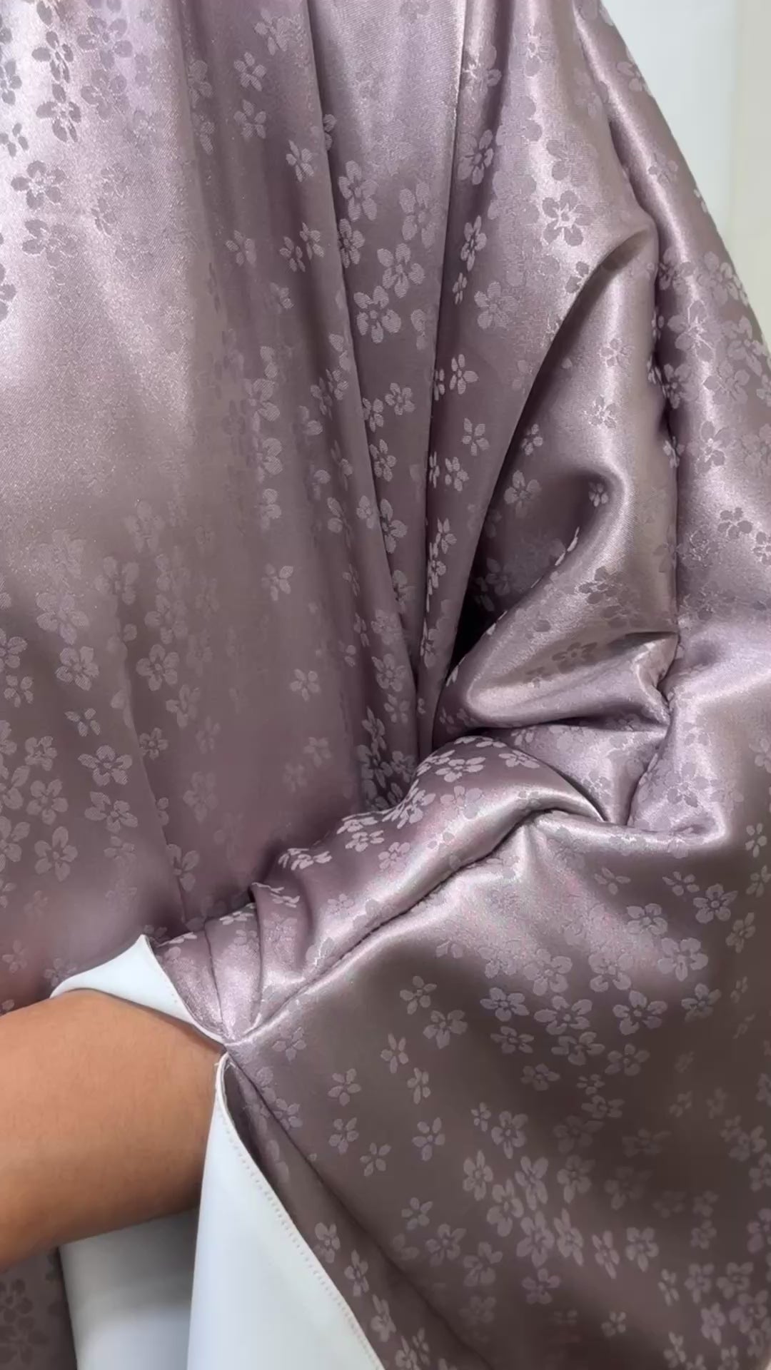 KIMONO CRÉATION FLEUR - TAUPE ROSÉ