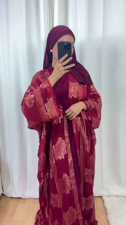 KIMONO EDENN CRÉATION - BORDEAUX