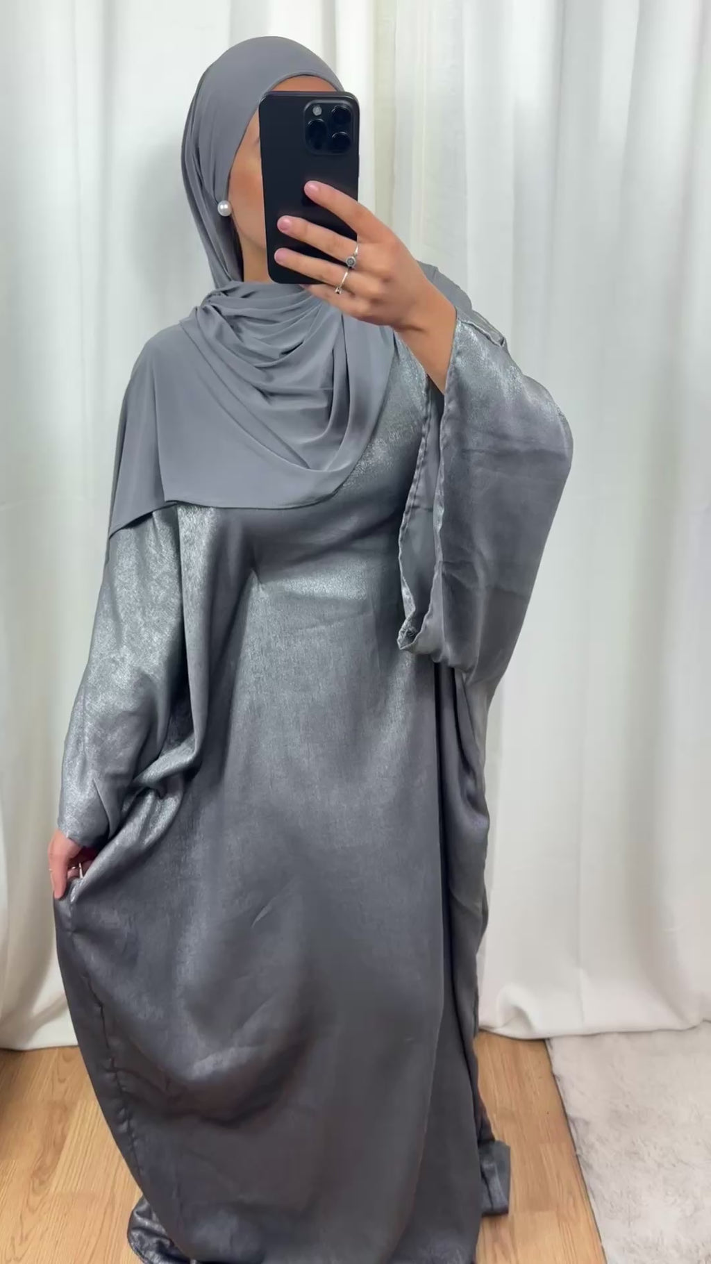ROBE NOUR CRÉATION - GRIS