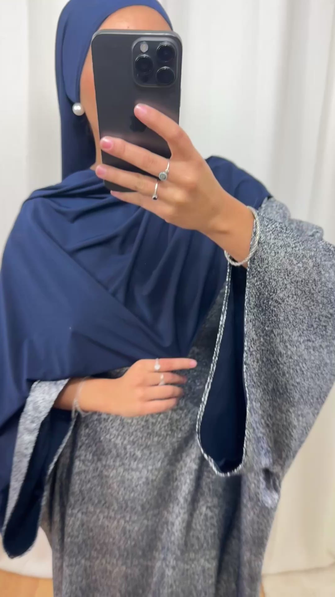 HIJAB JERSEY PREMIUM - BLEU MARINE